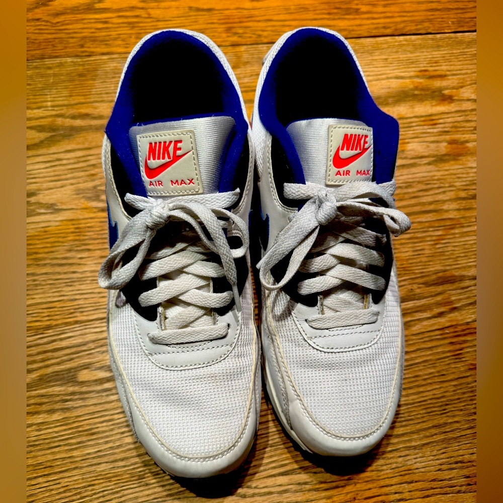 Air Max 90s - white/pink/purple 9.5 men’s
